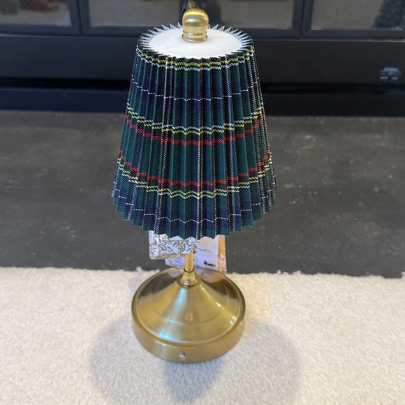 Laura Ashley Plaid Lamp - Picture 3 of 9